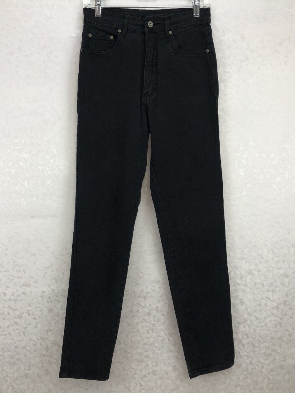 Bill Blass Vintage Black Tapered-Leg Stretch Women’s Jeans Size 8